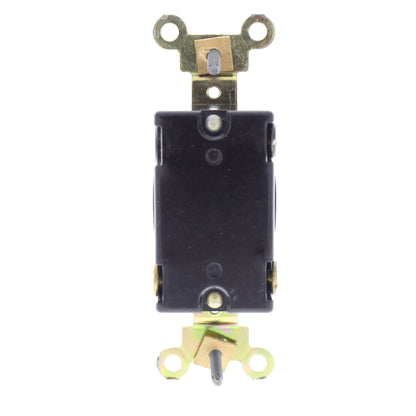 Leviton 5513 Brown Spec Grade 3-Way Tamper Resistant Locking Light Switch 15A