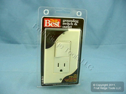 Leviton 5678-A Almond DoItBest by Decorator Rocker Switch 15A Outlet Receptacle