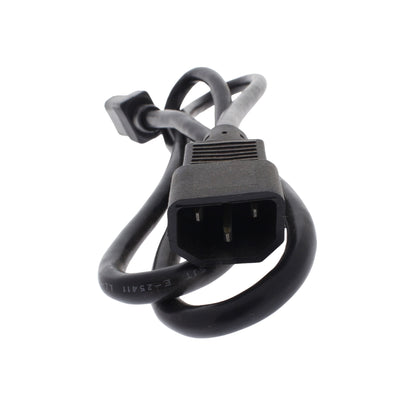 Leviton 5532 Black IEC 320 Monitor Server Computer 3' Power Cord Cable Extension