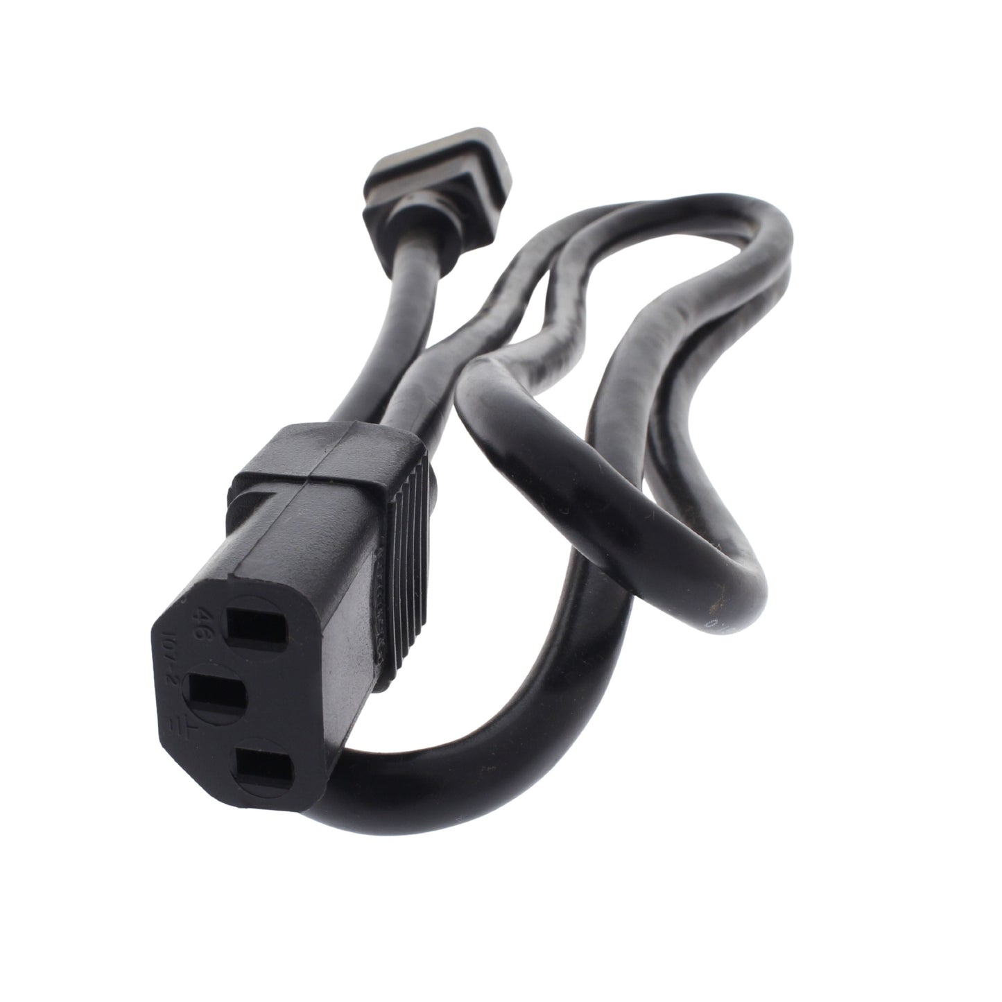 Leviton 5532 Black IEC 320 Monitor Server Computer 3' Power Cord Cable Extension
