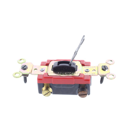Leviton 55334 Brown Tamper Proof Locking Flush Toggle Switch 4-WAY 20A 120/277V
