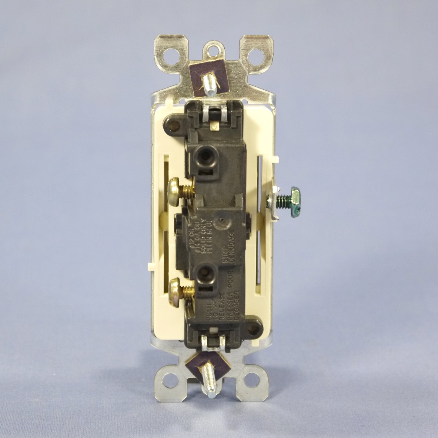 Leviton 5601-T2A Almond 15A Decora Rocker Light Switch 120/277V Single Pole