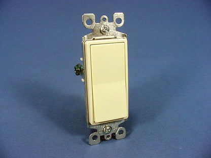 Leviton 3-Way Almond Decora Smooth Rocker Wall Light Switch 15A 120/277V 5603-2A