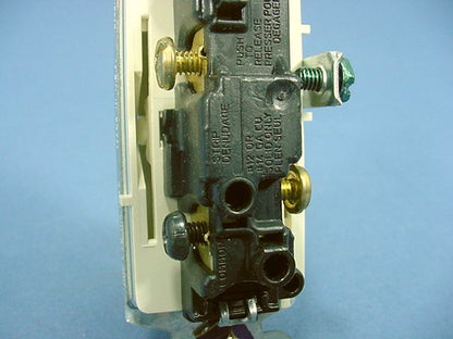 Leviton 3-Way Almond Decora Smooth Rocker Wall Light Switch 15A 120/277V 5603-2A