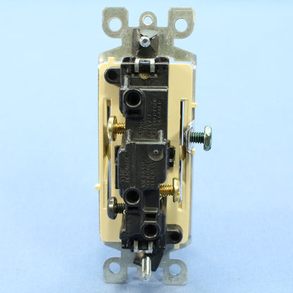 Leviton 5603-2I Ivory Residential Decora 3-Way Rocker Wall Light Switches 10pk