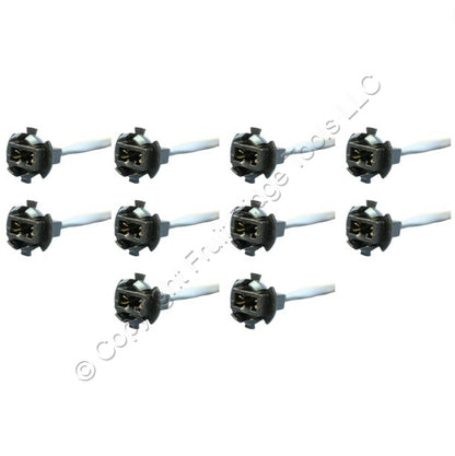 Leviton 562-800 Wedge-Base Snap-In Lampholders 8' Lead for T3 1/4 Miniature 10pc