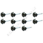 Leviton 562-800 Wedge-Base Snap-In Lampholders 8' Lead for T3 1/4 Miniature 10pc