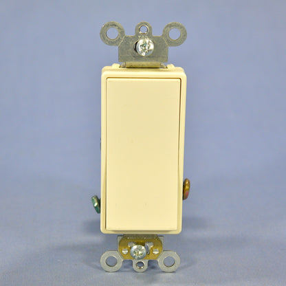 Leviton 5623-2A Almond Scratched Decora Rocker Wall Light Switch 3-Way 20A Bulk