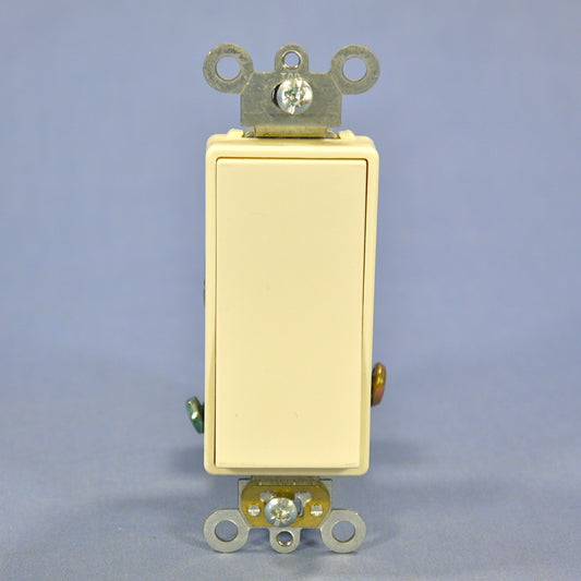 Leviton 5623-2A Almond Scratched Decora Rocker Wall Light Switch 3-Way 20A Bulk