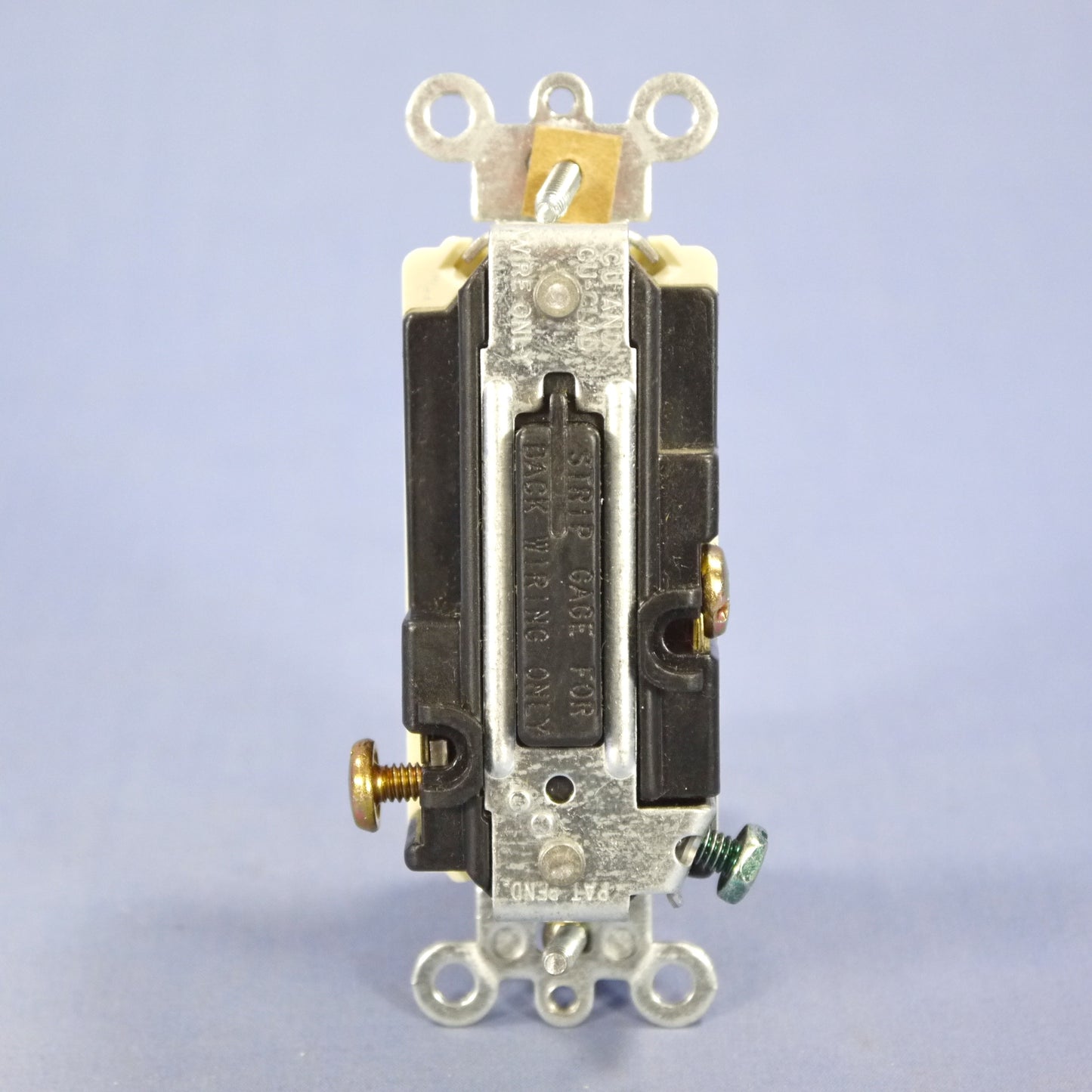 Leviton 5623-2A Almond Scratched Decora Rocker Wall Light Switch 3-Way 20A Bulk