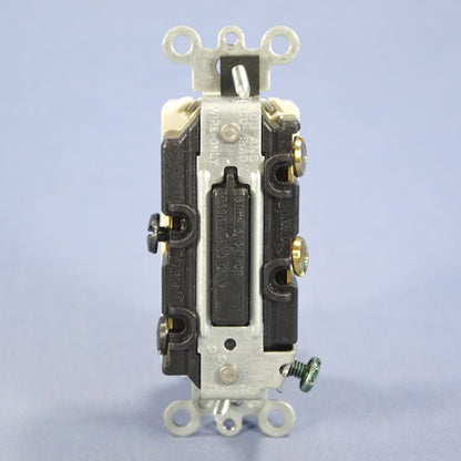 Leviton 5624-2A Almond Scratched Decora Rocker Wall Light Switch 4-Way 20A Bulk