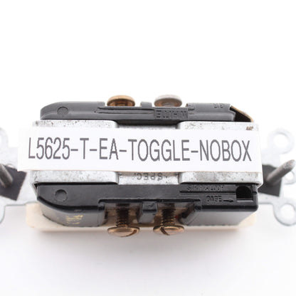 Leviton 5625-T Light Almond Decora Toggle Switch Receptacle Rocker Outlet 15A