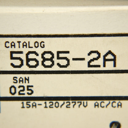 10 Leviton Almond Maintained SPDT Center-OFF Commercial Rocker Switches 5685-2A