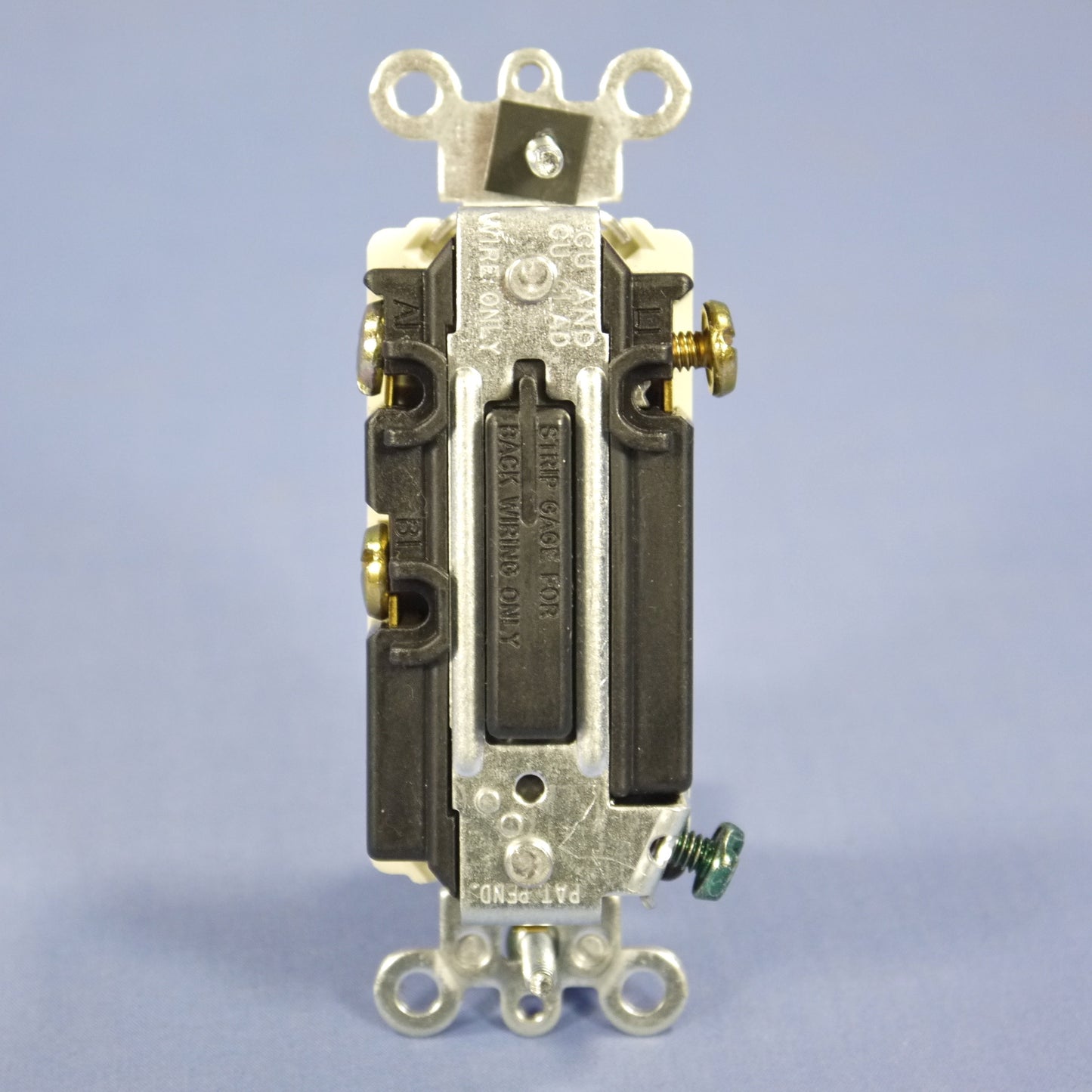 Leviton 5685-2A Almond SPDT Maintained Center-OFF Commercial Rocker Switch 15A