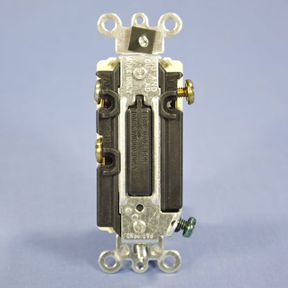 Leviton 5685-2A Almond SPDT Maintained Center-OFF Commercial Rocker Switch 15A