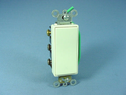 Leviton 5686-2A Almond DPDT Center-OFF Decora Rocker Light Switch Maintained