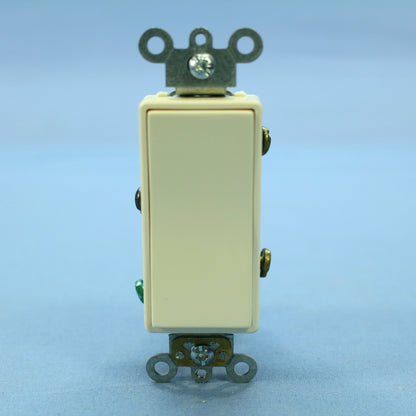 Leviton 5693-2A Almond Commercial 3-Way Decora Rocker Wall Light Switch 15A