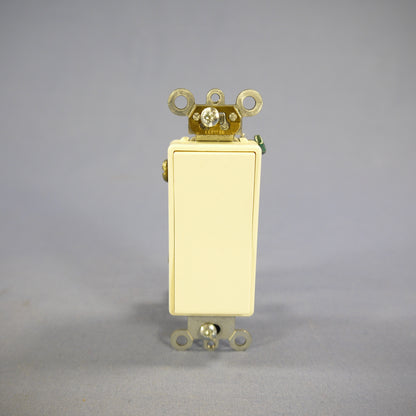 Leviton 5693-2A Almond Scratched 3-Way Decora Rocker Wall Light Switch 15A Bulk