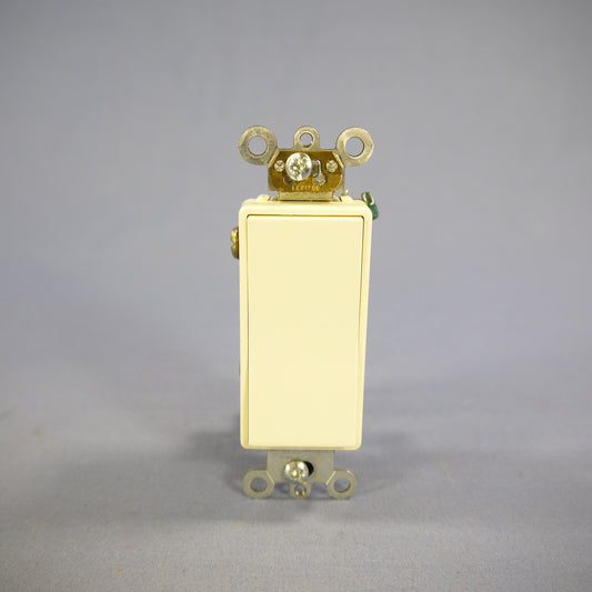 Leviton 5693-2A Almond Scratched 3-Way Decora Rocker Wall Light Switch 15A Bulk