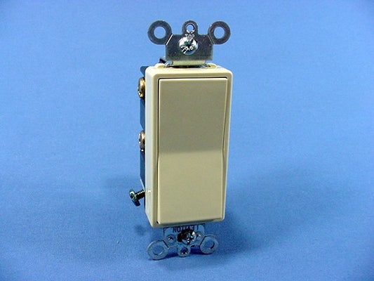 Leviton Ivory Commercial 4-Way Decora Rocker Wall Light Switch 15A Bulk 5694-2I