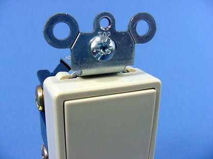 Leviton Ivory Commercial 4-Way Decora Rocker Wall Light Switch 15A Bulk 5694-2I