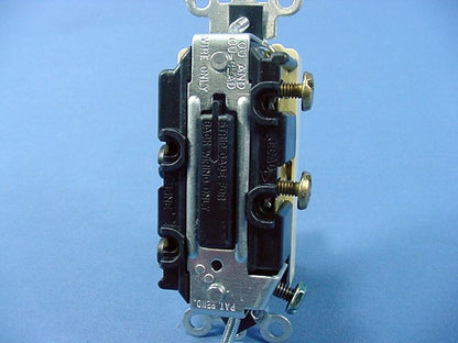 Leviton Ivory Commercial 4-Way Decora Rocker Wall Light Switch 15A Bulk 5694-2I