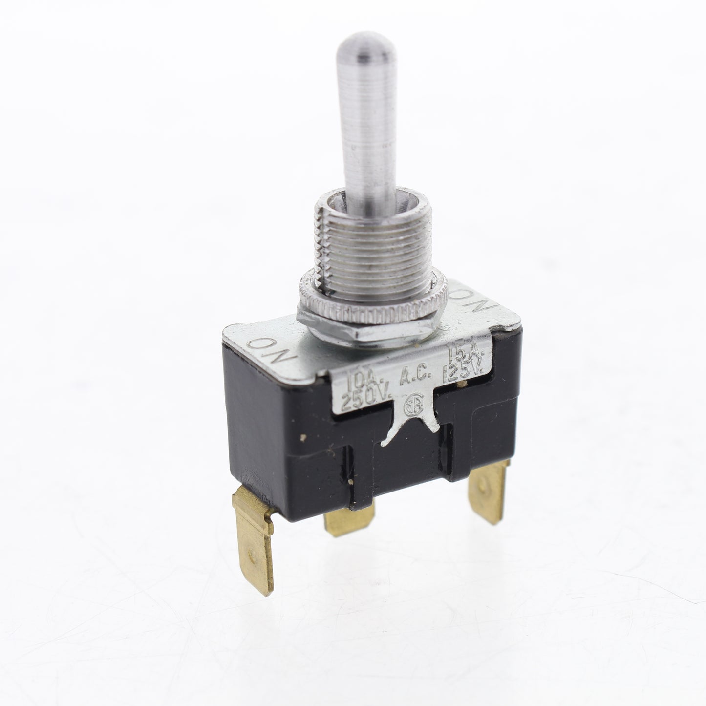 Leviton 5724 Single Pole Double Throw On-Off-On Toggle Switch Quick Connect Tabs