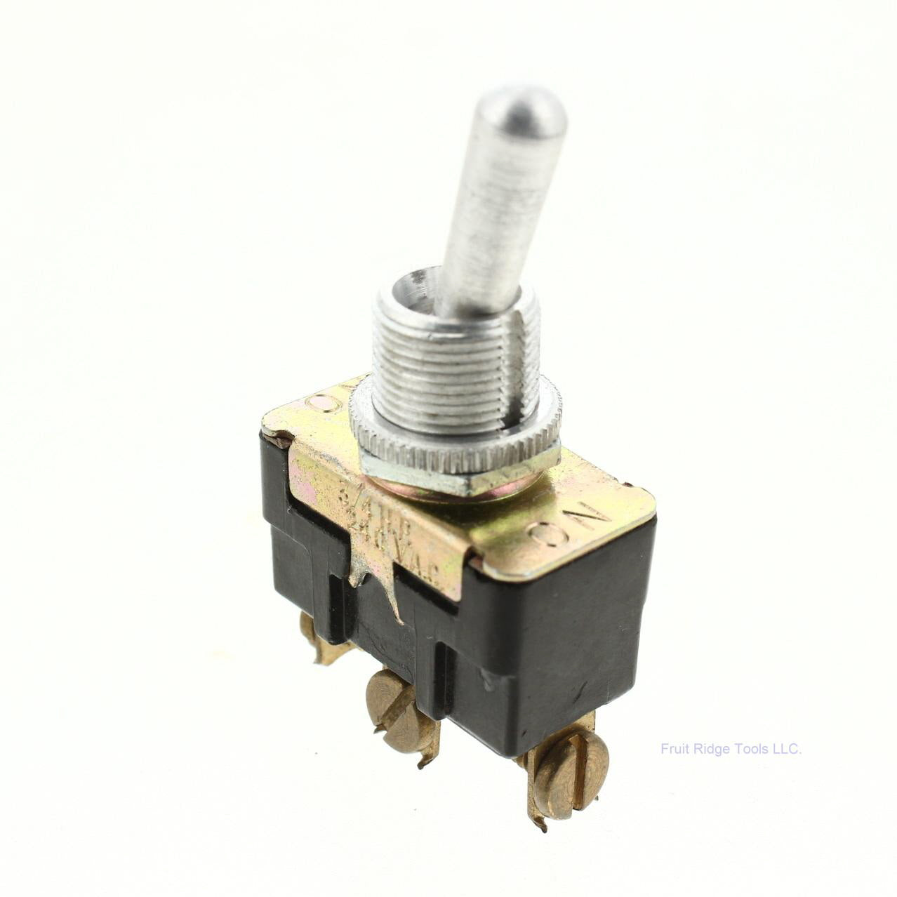 Leviton 5733 SPDT 11/16" Bat Toggle AC Switch ON-ON 3/4HP 15A-125V 10A-250V Bulk