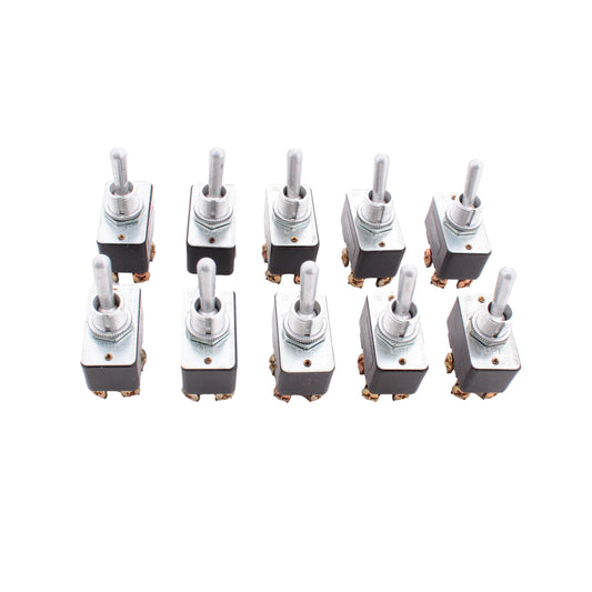 Leviton 5741 DPST Heavy Duty Toggle Switches On-Off 15A-125V 10A-250V 3/4HP 10pc