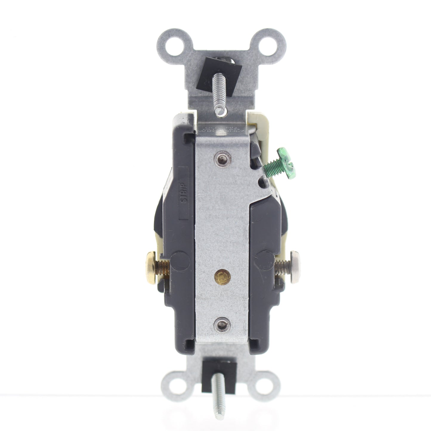 Leviton Almond Scratched Single Outlet Receptacle 5-20R 20A 125V Bulk 5801-A