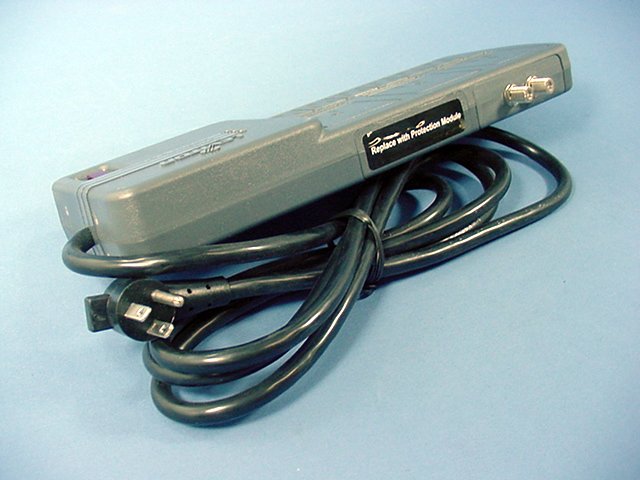Leviton Gray MODULAR Surge Protector Power Strip Plus Cable Module 15A 5950-SCG
