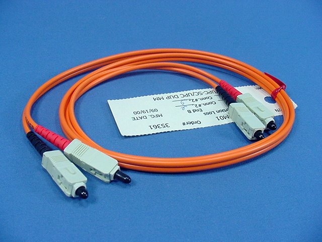 1M Fiber Optic Uplink Multi-Mode Duplex Patch Cord Cable MM SC-SC 50 5C200-M01