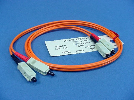 1M Fiber Optic Uplink Multi-Mode Duplex Patch Cord Cable MM SC-SC 50 5C200-M01