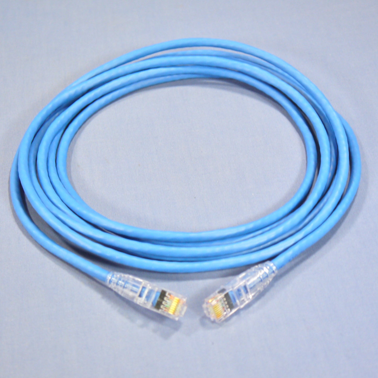 Leviton 5D460-10L Blue Ethernet Cable 10ft Patch Cord Network Gigamax Slimline