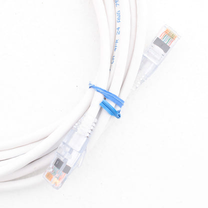 Leviton 5D460-15W White Cat5e 15 Feet Ethernet Cable Patch Cord Network Booted