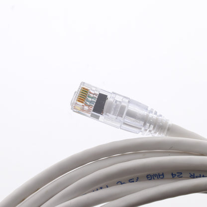 Leviton 5D460-15W White Cat5e 15 Feet Ethernet Cable Patch Cord Network Booted