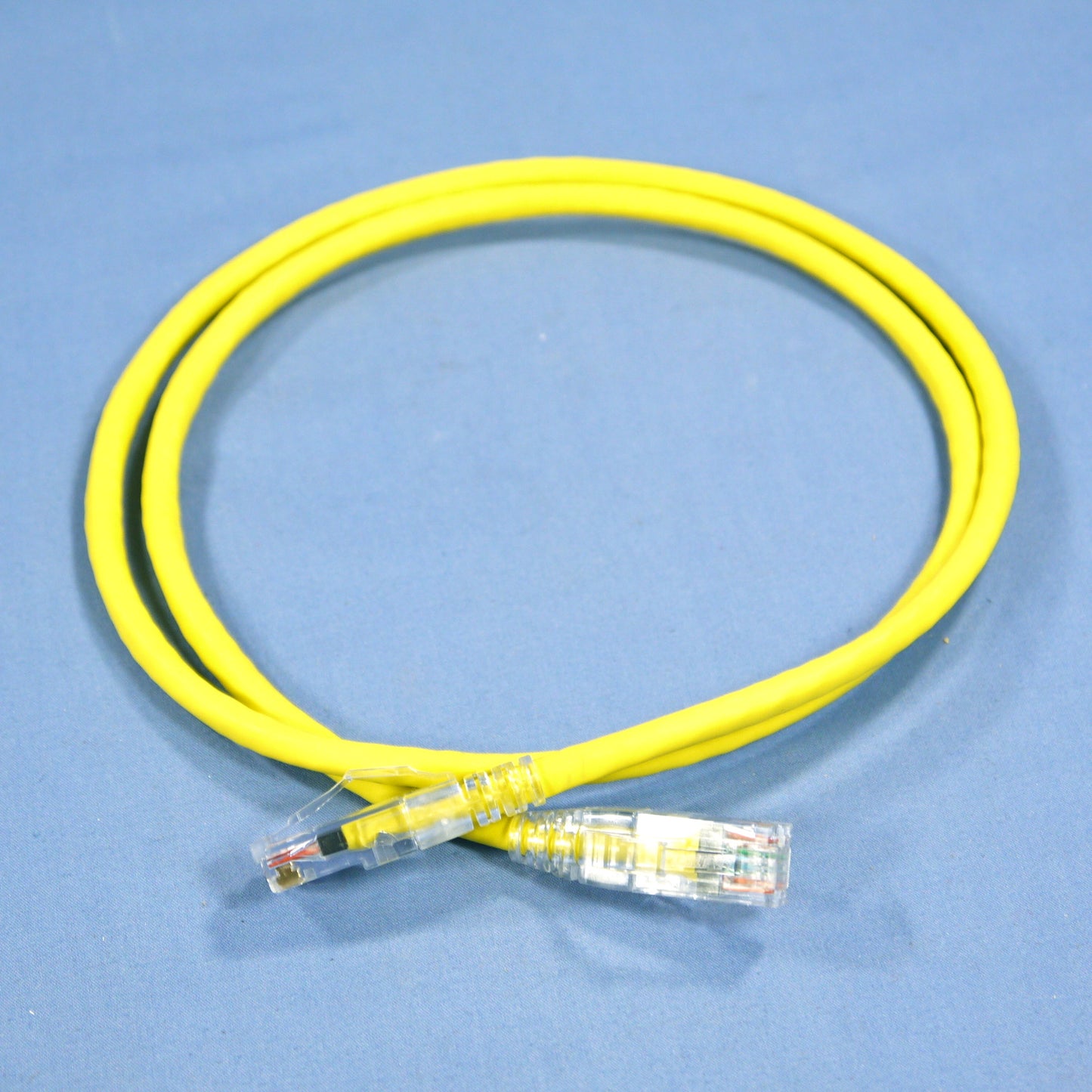 Leviton 5D460-3Y Yellow Cat5e 3ft Ethernet Cable Data Patch Cord Network Booted