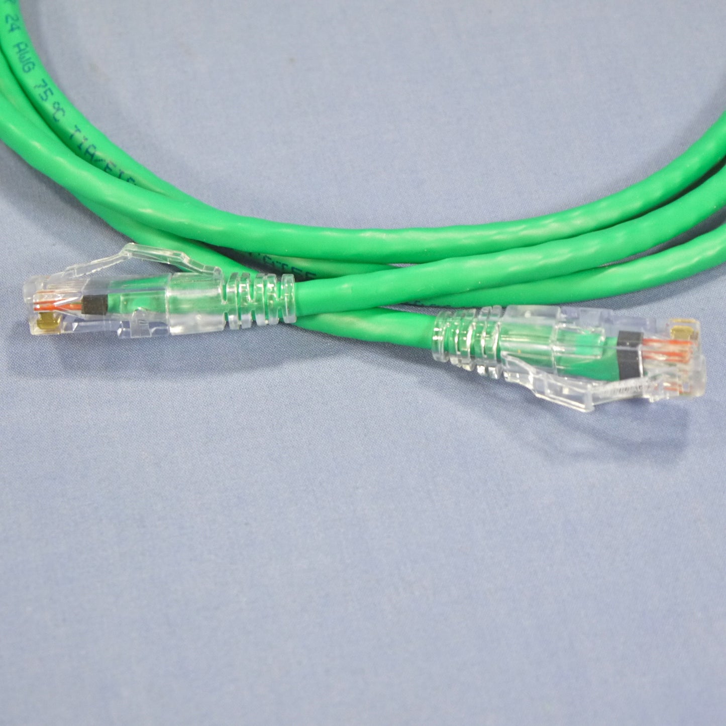 Leviton 5D460-5G Green 5ft Ethernet Cable Patch Cord Network Gigamax Slimline