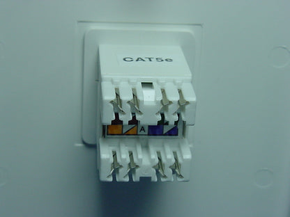 Leviton 5EA10-M1W White 1-Gang Thermoplastic Unbreakable Midway Wallplate Cover