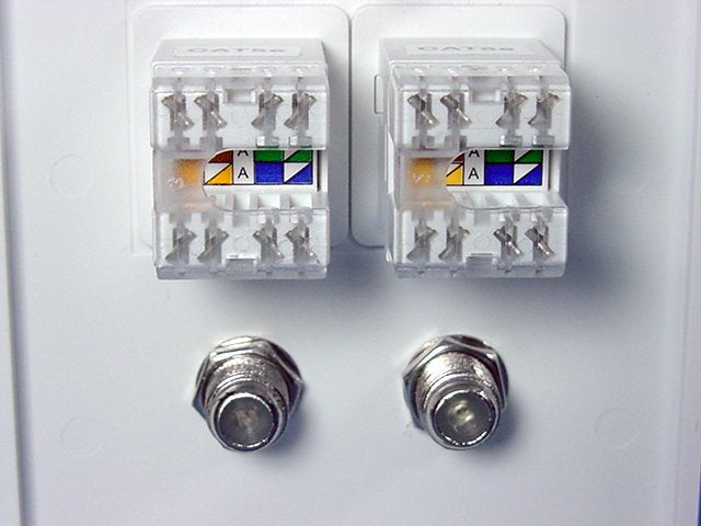 Leviton 5EA10-M4W White 1-Gang Thermoplastic Unbreakable Midway Wallplate Cover