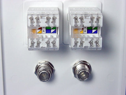 Leviton 5EA10-M4W White 1-Gang Thermoplastic Unbreakable Midway Wallplate Cover