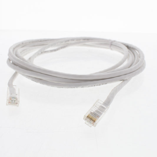 Leviton 5EPC-15W White Cat5e 15ft Ethernet Cable Patch Cord Network White Boot