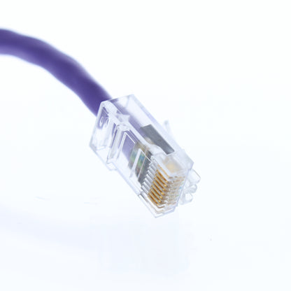 Leviton 05EPC-3V 3' Purple Violet Gigamax Cat 5E Patch Cable 3 Feet Network Cord