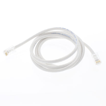 Leviton 05EPC-5W 5' White Gigamax Cat 5E Patch Cable 5 Feet Network Cord
