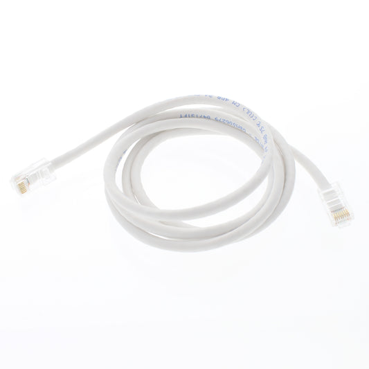 Leviton 05EPC-5W 5' White Gigamax Cat 5E Patch Cable 5 Feet Network Cord