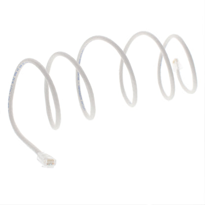 Leviton 05EPC-5W 5' White Gigamax Cat 5E Patch Cable 5 Feet Network Cord