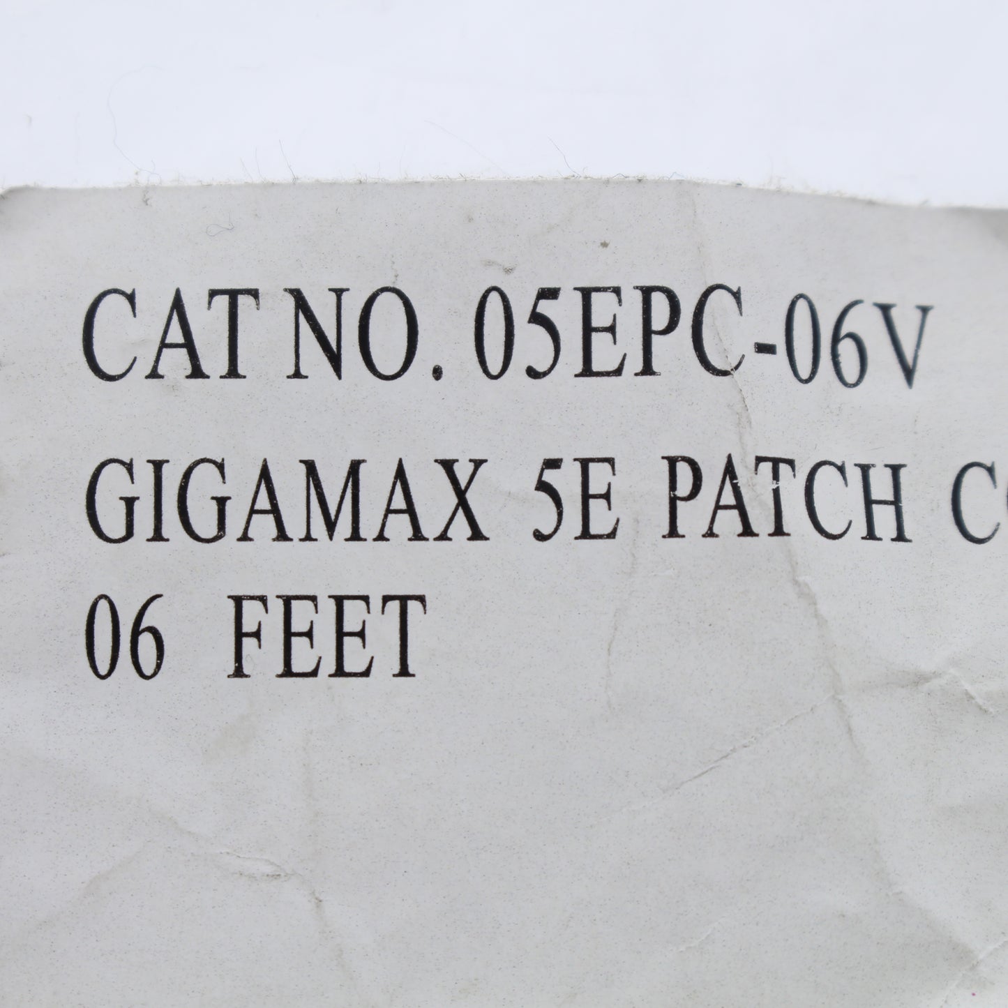 Leviton 5EPC-6V 6' Purple Violet Gigamax Cat 5E Patch Cable 6 Feet Network Cord