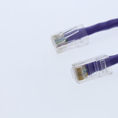 Leviton 5EPC-6V 6' Purple Violet Gigamax Cat 5E Patch Cable 6 Feet Network Cord