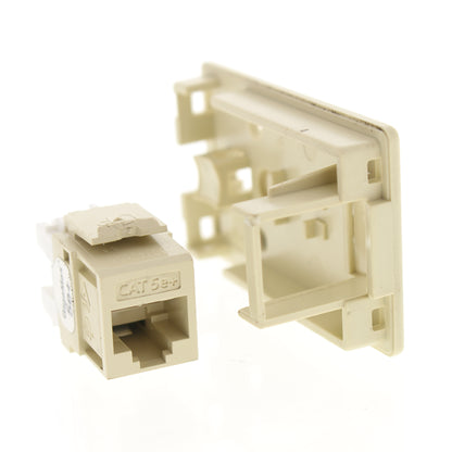 Leviton 5ESM1-1IP Ivory 1-Port Surface Mount Box