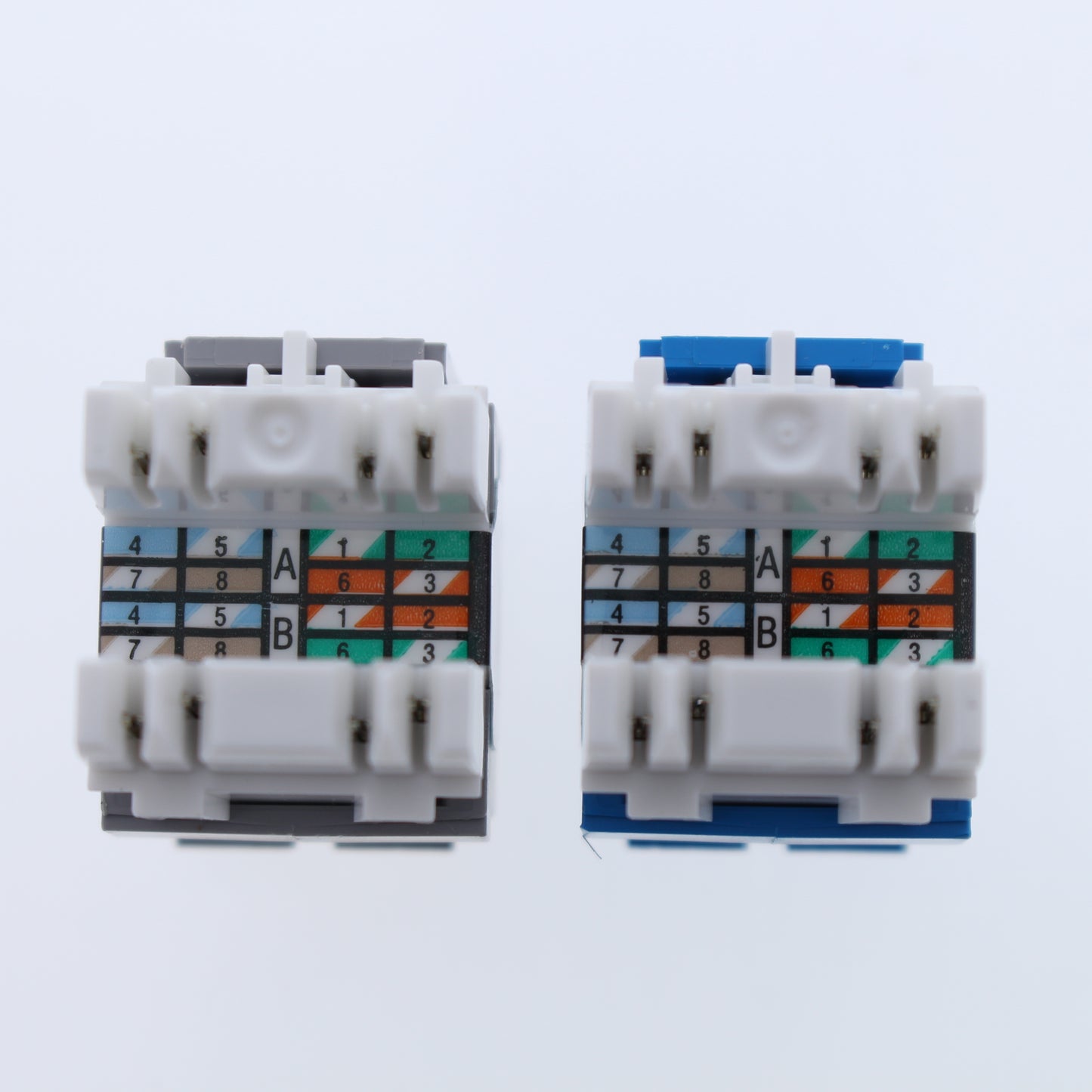 Leviton 5ESM2-2IP GigaMax Snap-In Connector 2-Port Surface Mount Box